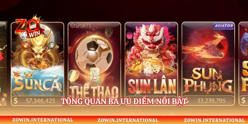 Tổng quan ba ưu điểm nổi bật